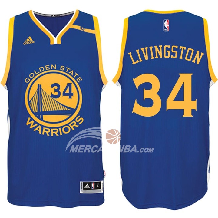 Maglia NBA Livingston Golden State Warriors Azul